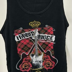 Hard Rock Cafe Black and Red Graphic Tee